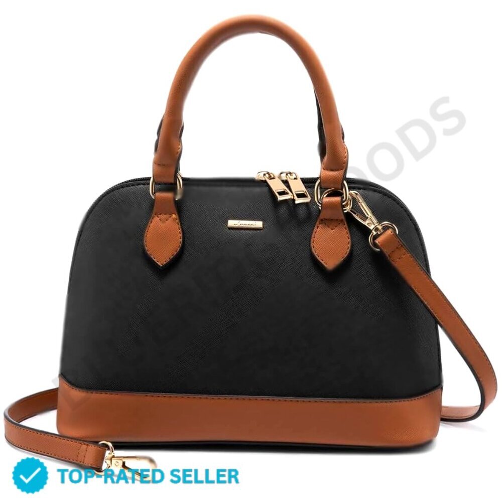 Brand New LOVEVOOK Satchel Black Brown Classic Bag